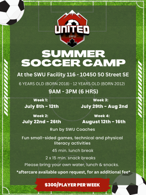 Calgary SWU Soccer Camps - Calgary Southwest United Soccer Club